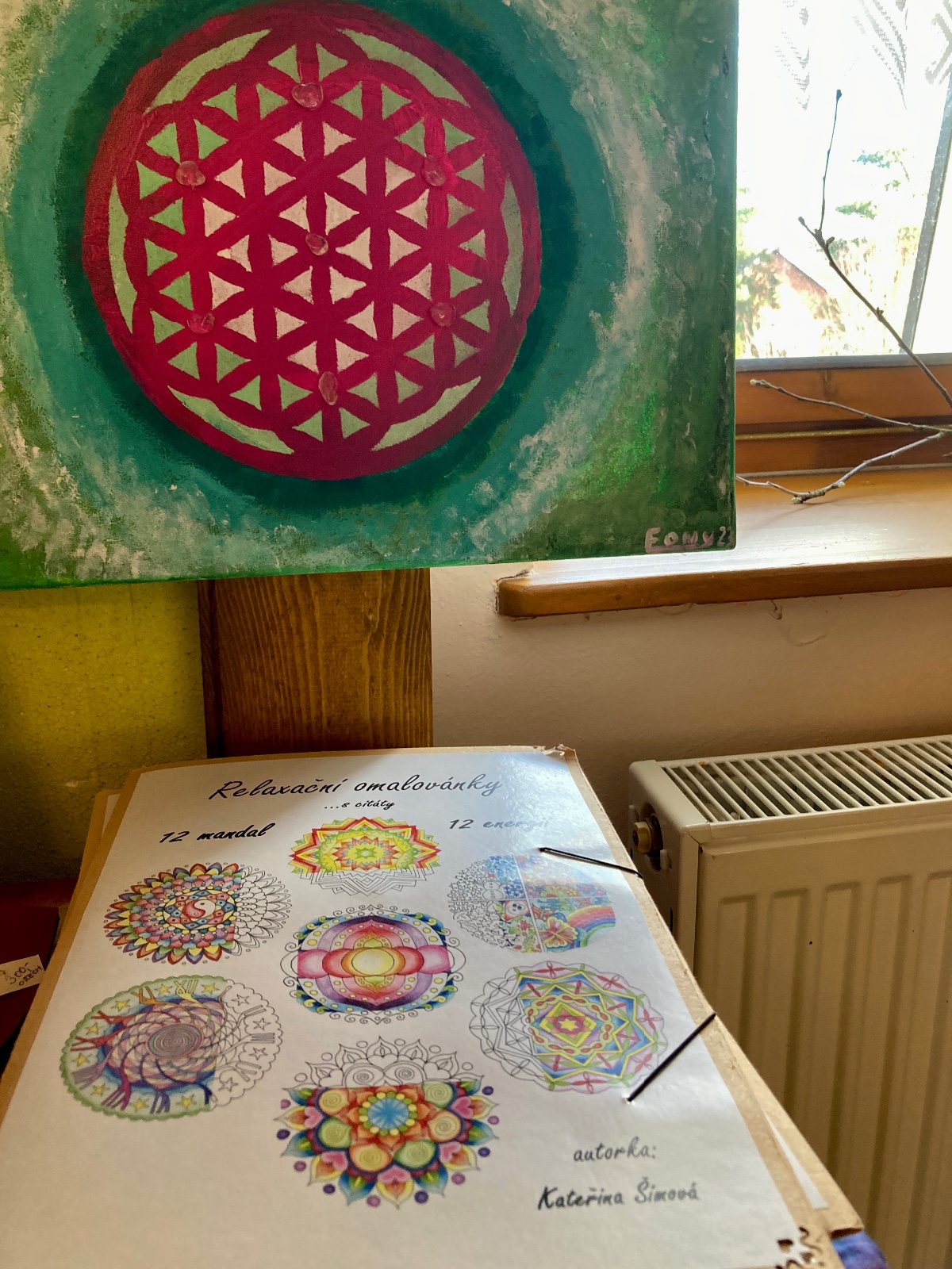 Vzory mandal - v�stava Tvo�iv� ruce v Doln� Brusnici 2023